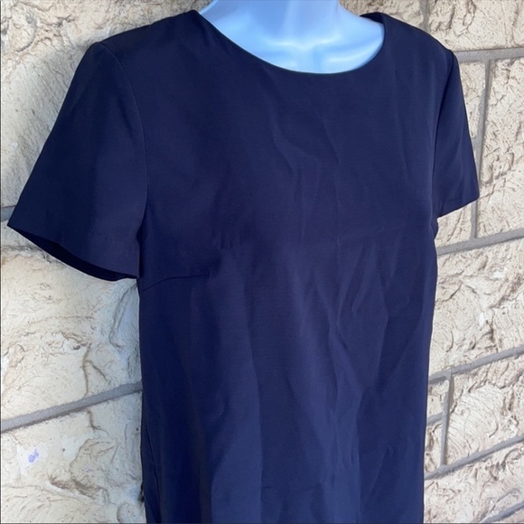 H & M Dark Navy Dress Straight Sexy Casual career Size 8 / Business casual - Picture 3 of 15